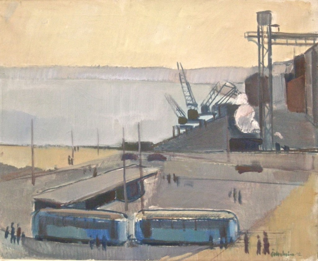 Götrik Örtenholm, Södermalmstorg, 1942