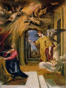 Annunciation d el greco